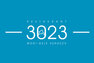 3'023 restaurant, logo