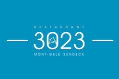 3'023 restaurant, logo
