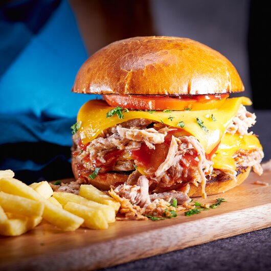 Pulled Pork Burger, 3023, Verbier 4Vallées
